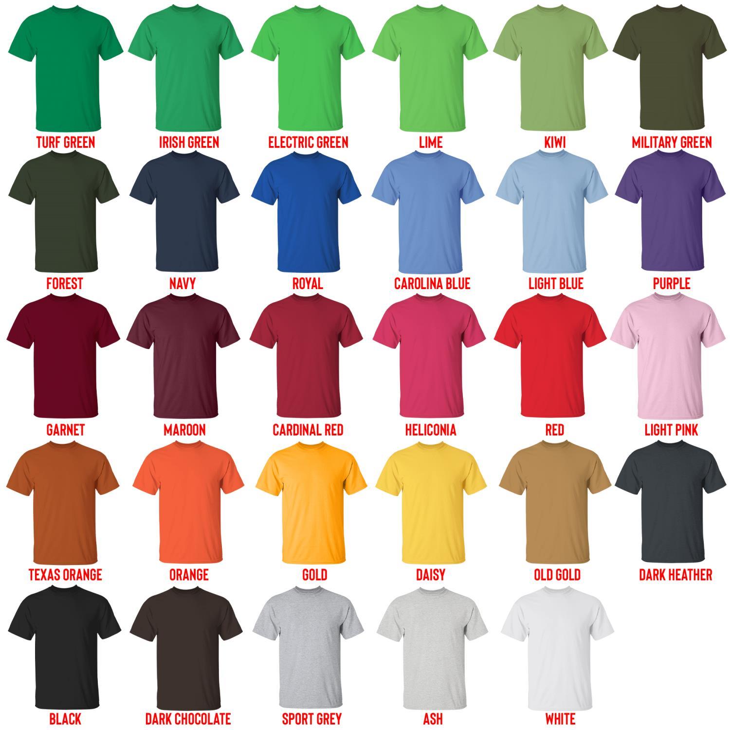 t shirt color chart - Spirited Away Merch