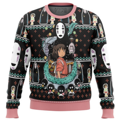 Spirited Away Avatar Ugly Christmas Sweater - Spirited Away Merch