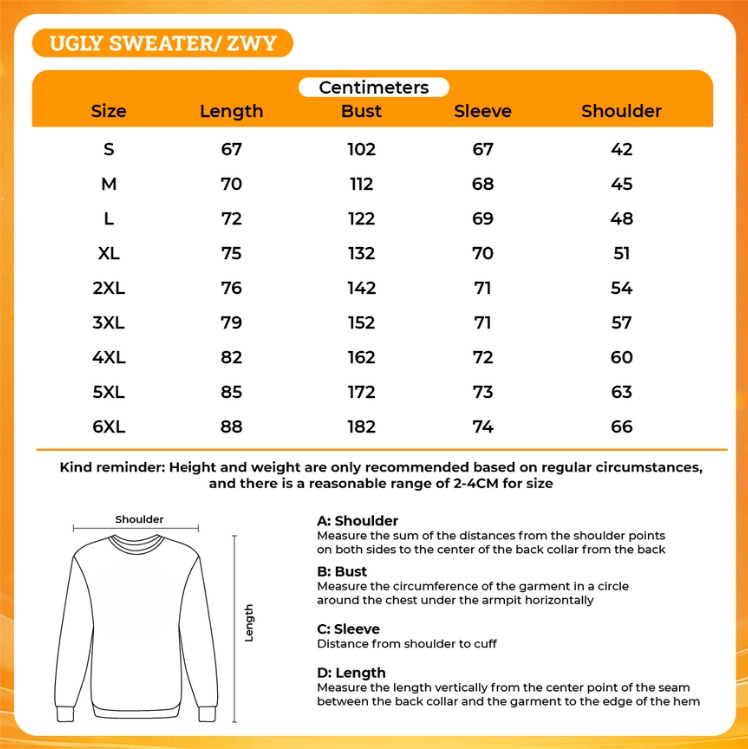 3D UGLY SWEATER - Spirited Away Merch